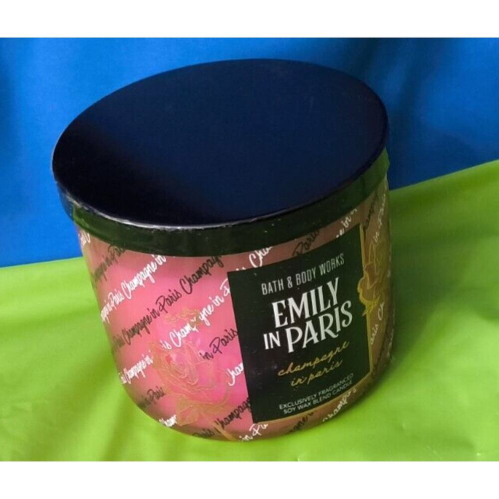 Bath & Body Works Emily In Paris Champagne In Paris Scented Jar Candle